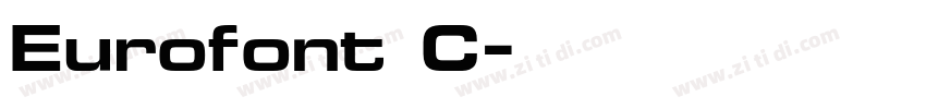 Eurofont C字体转换